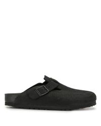 Birkenstock Black Boston Slip-on Clog Shoes