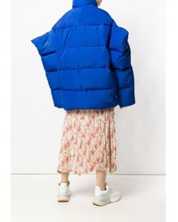 Junya Watanabe Blue Gesteppte Jacke