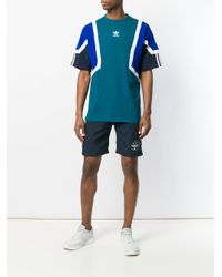 adidas Cotton Originals Nova T-shirt in Blue for Men - Lyst
