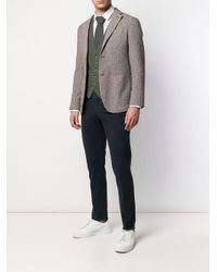 Eleventy Einreihige Weste in Gray für Herren