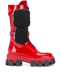 stivali con borsello