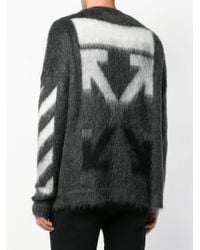 off white grey sweater