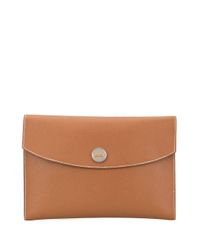 Hermès Pre-Owned Brown Pochette Rio Horse Carriage Motif Clutch Hand Bag
