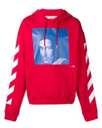 Sudadera con capucha de diseño colour block Off-White c/o Virgil Abloh de  hombre de color Rojo | Lyst