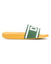 Sandalias D\u0026G 1984 Dolce \u0026 Gabbana de Cuero de color Amarillo para hombre |  Lyst