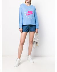 Sweat à logo imprimé Nike en coloris Blue