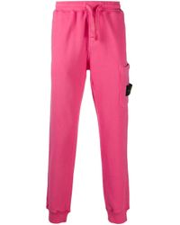 Stone Island Baumwolle Jogginghose mit Logo-Patch in Pink für Herren | Lyst  AT