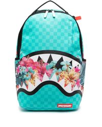 sprayground blue backpack