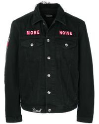 diesel more noise denim jacket