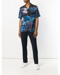 Paul Smith Midnight Print Shirt in Blue for Men - Lyst