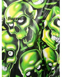 supreme green skull