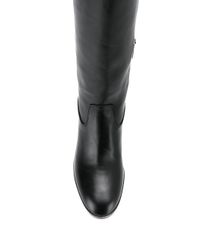 Botas largas con logo MICHAEL Michael Kors de Cuero de color Negro | Lyst
