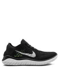 free run flyknit womens black
