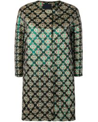 Max Mara Jas Met Print in het Green