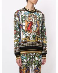 Dolce & Gabbana コットン Napoleon スウェットシャツ メンズ | Lyst