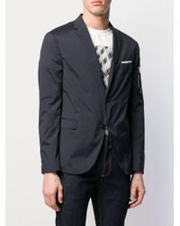 Neil Barrett Sakko mit Ärmeltaschen in Blue für Herren
