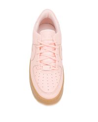 Nike Leather Air Force 1 Sage Low Lx Sneakers in Pink | Lyst