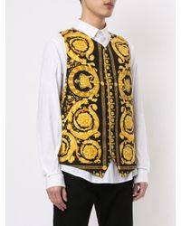 Versace Pre-Owned Weste mit barockem Print in Black für Herren