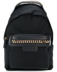 Stella McCartney - Black Falabella Mini Nylon Backpack - Lyst
