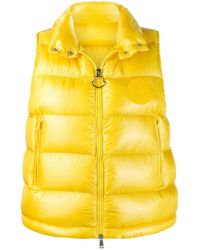 moncler yellow puffer