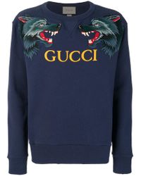 gucci wolf jumper