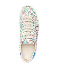 Sneakers a fiori x LibertyGucci in Pelle da Uomo | Lyst
