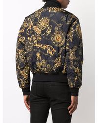 versace reversible bomber jacket