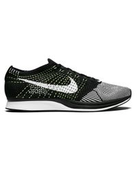 flyknit racer running shoes for men's