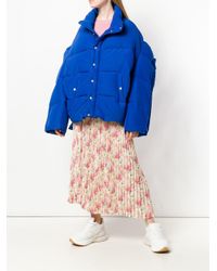 Junya Watanabe Blue Gesteppte Jacke