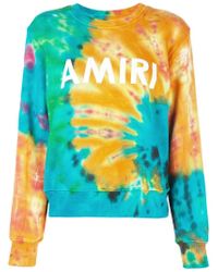 amiri tie dye sweatshirt
