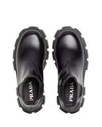 prada slip on chunky boots