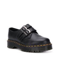 doc martens buckle shoes