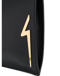 Giuseppe Zanotti Black New Thunder Clutch