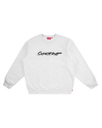 Supreme Futura Logo Sweatshirt in Grey (Gray) for Men - Lyst