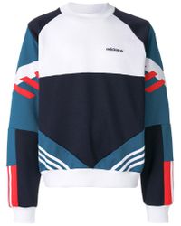 adidas Cotton Originals Nova Retro Sweatshirt in Blue for Men - Lyst
