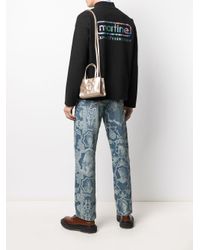 small gold telfar bolsa