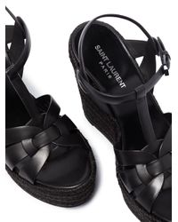 Saint Laurent Sandalen met sleehak voor dames - Lyst.com.nl