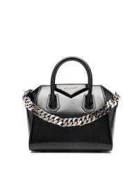 Givenchy Leder Antigona Mini-Tasche mit Kettenhenkel in Schwarz | Lyst AT