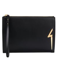 Giuseppe Zanotti Black New Thunder Clutch