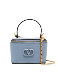 Valentino Mini 'VSLING' Kosmetiktasche in Blau - Lyst