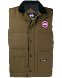 canada goose chaleco rojo