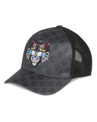 angry cat gucci hat