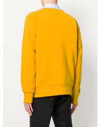 Sudadera con aplique de gato Gucci de Lana de color Amarillo para hombre |  Lyst
