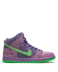 Zapatillas SB Dunk High Nike de Cuero de color Morado para hombre | Lyst