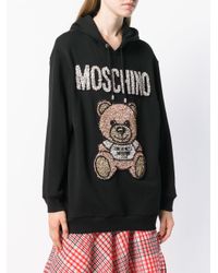 Sweat-Shirts Hombre | Moschino Sudadera de algodón con logo Negro | Donni  Reddington