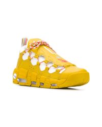 nike air more money dark citron