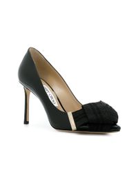 Jimmy Choo Black 'Tegan 85' Pumps