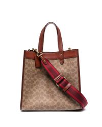 coach monogram tote bag