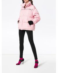 prada pink puffer jacket