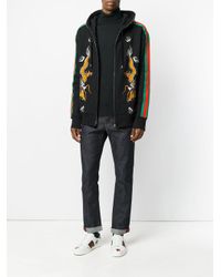 gucci dragon hoodie black